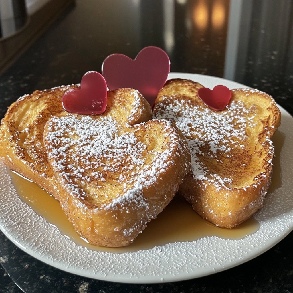 Valentine Breakfast Cinnamon French Toast
