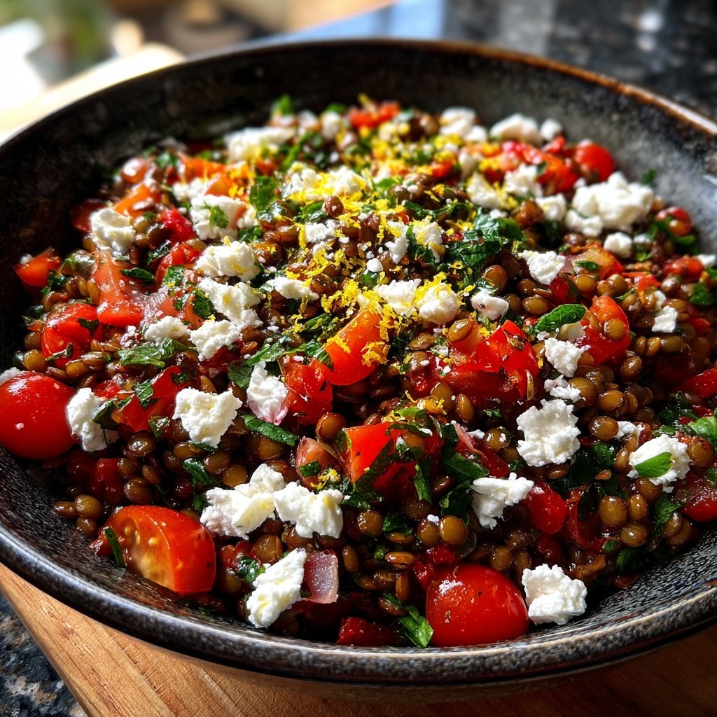 Mediterranean Lentil Salad