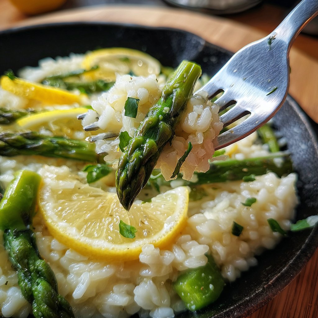 Romantic Asparagus Lemon Risotto