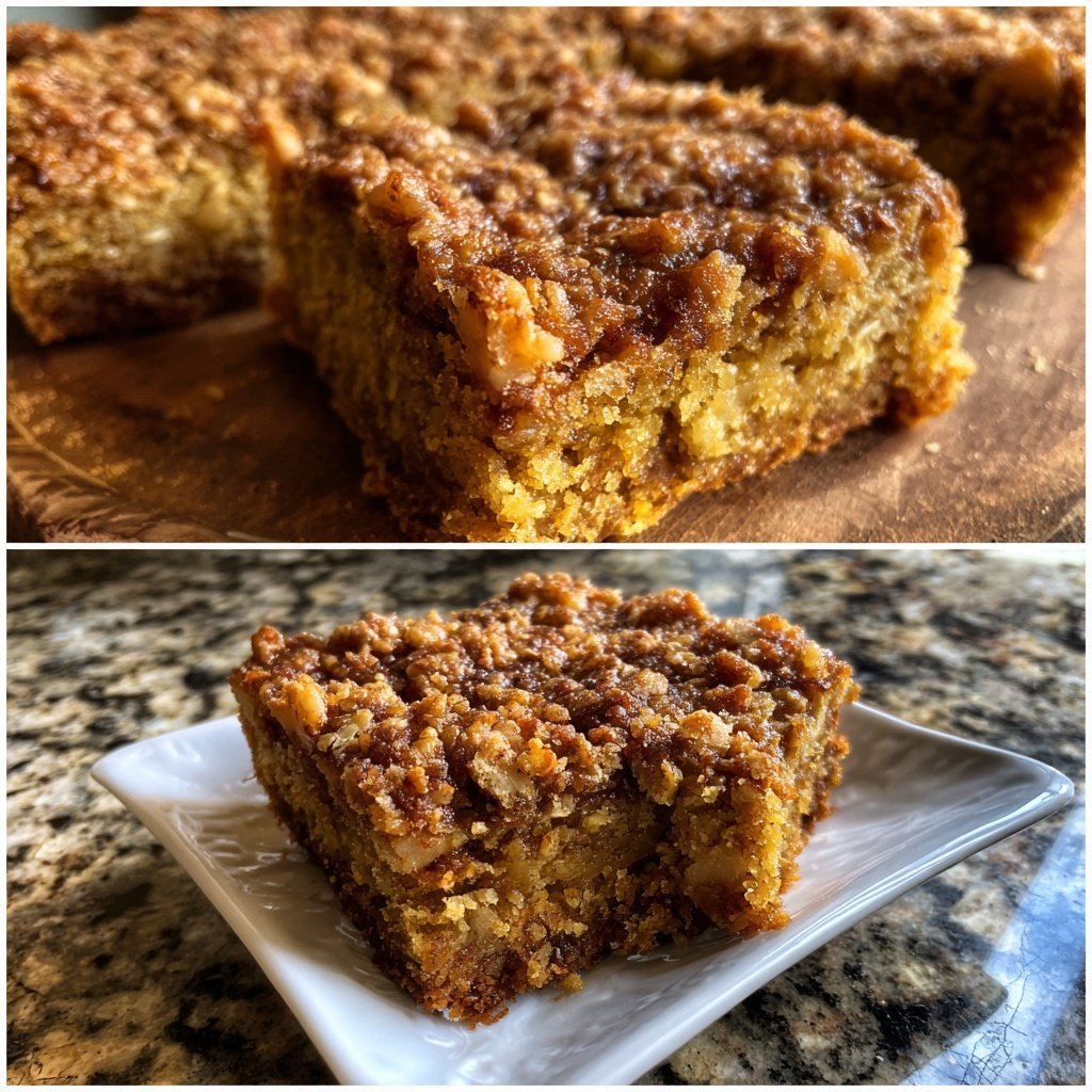 Banana Oat Yogurt Squares