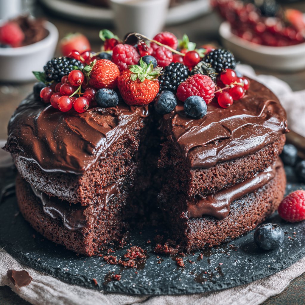 Chocolate Cake Without Eggs