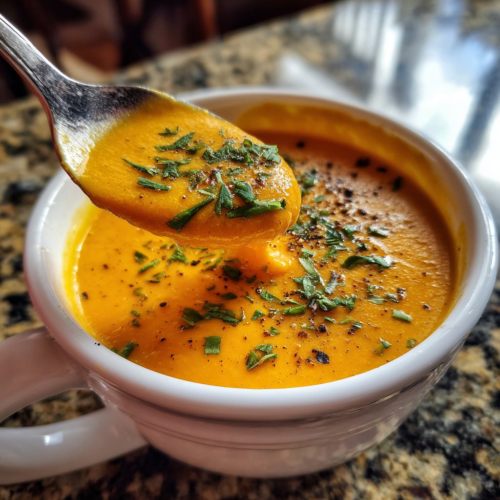 Creamy Carrot Ginger Soup