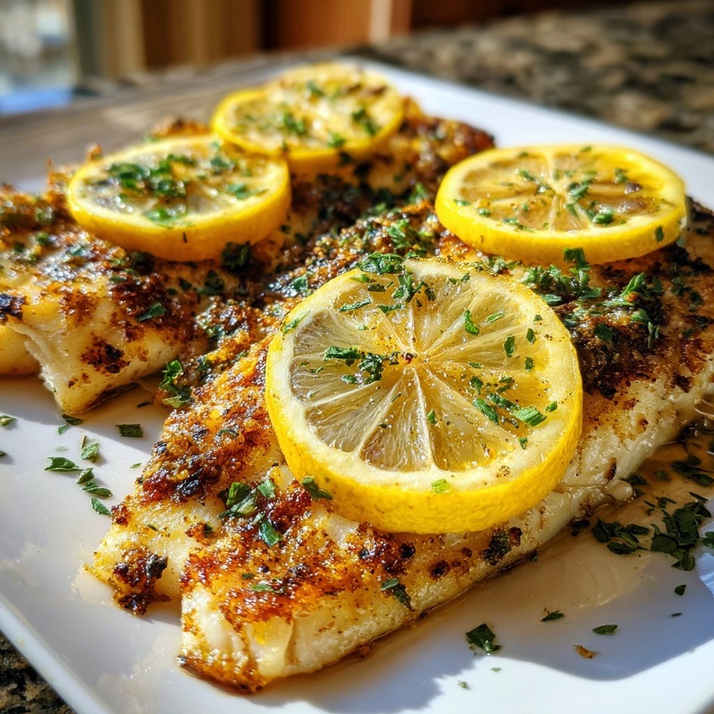 Healthy & Light Lemon Grilled Fish Plate