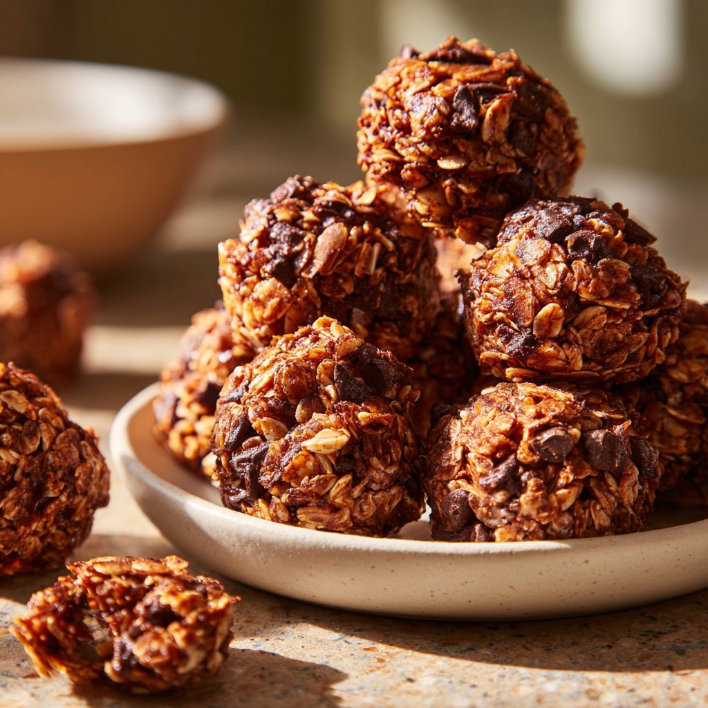 Chocolate Almond Coconut Granola Bites