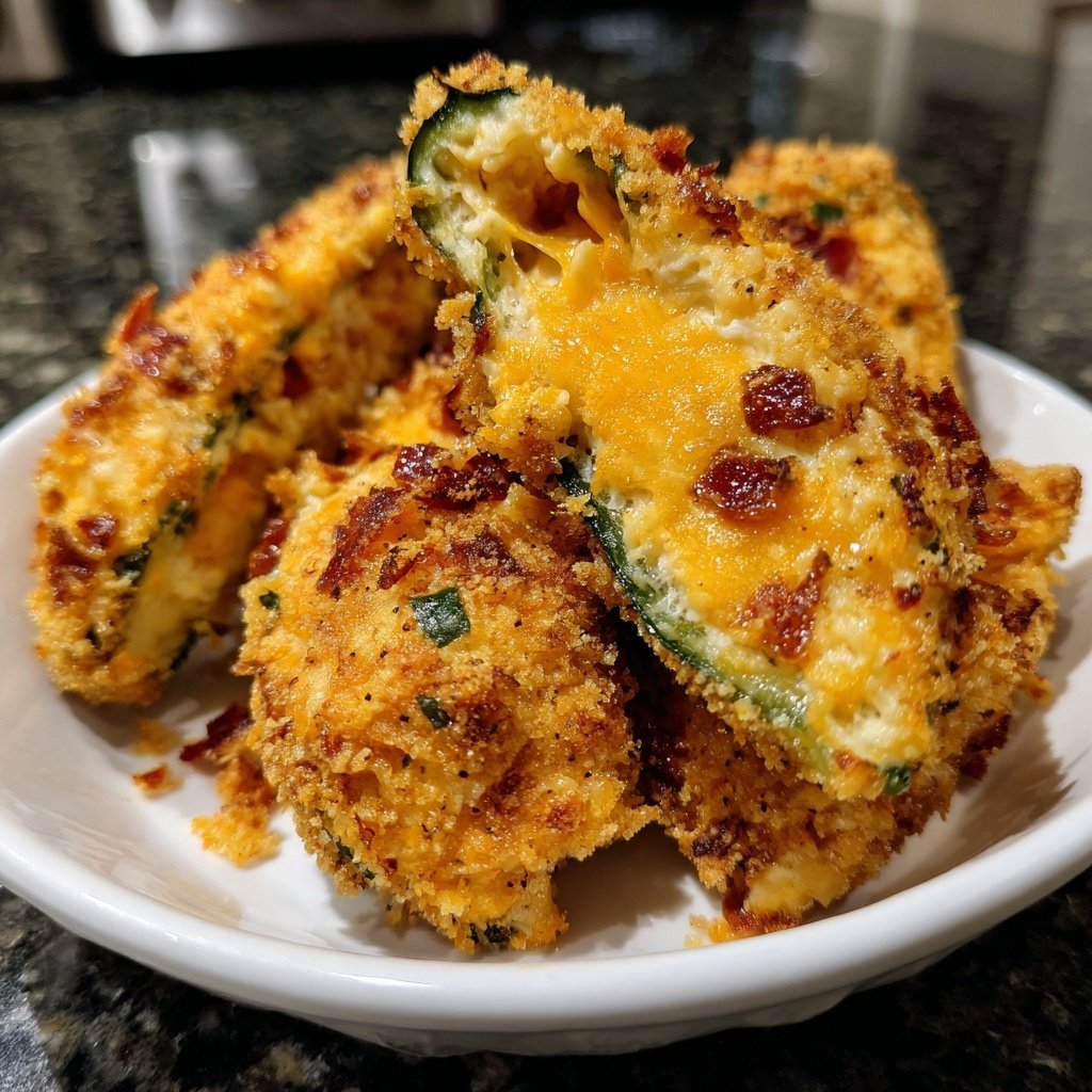 Jalapeno Poppers with Cheddar