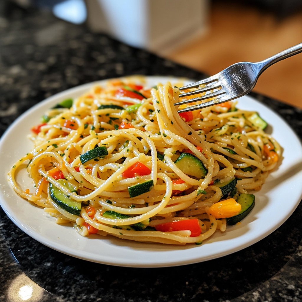 Simple Veggie Pasta Primavera Recipe