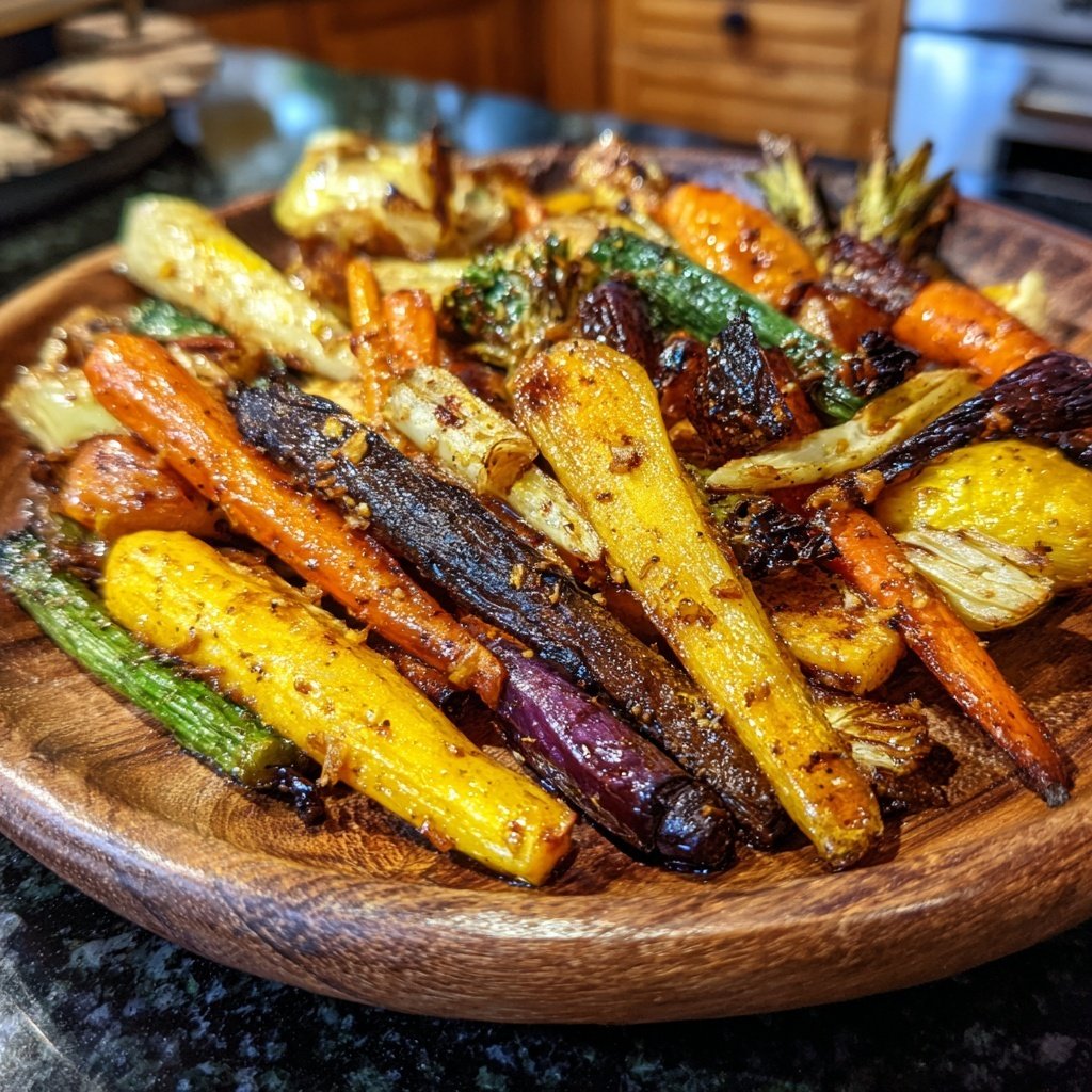 Super Bowl Party Food Roasted Veggie Platter