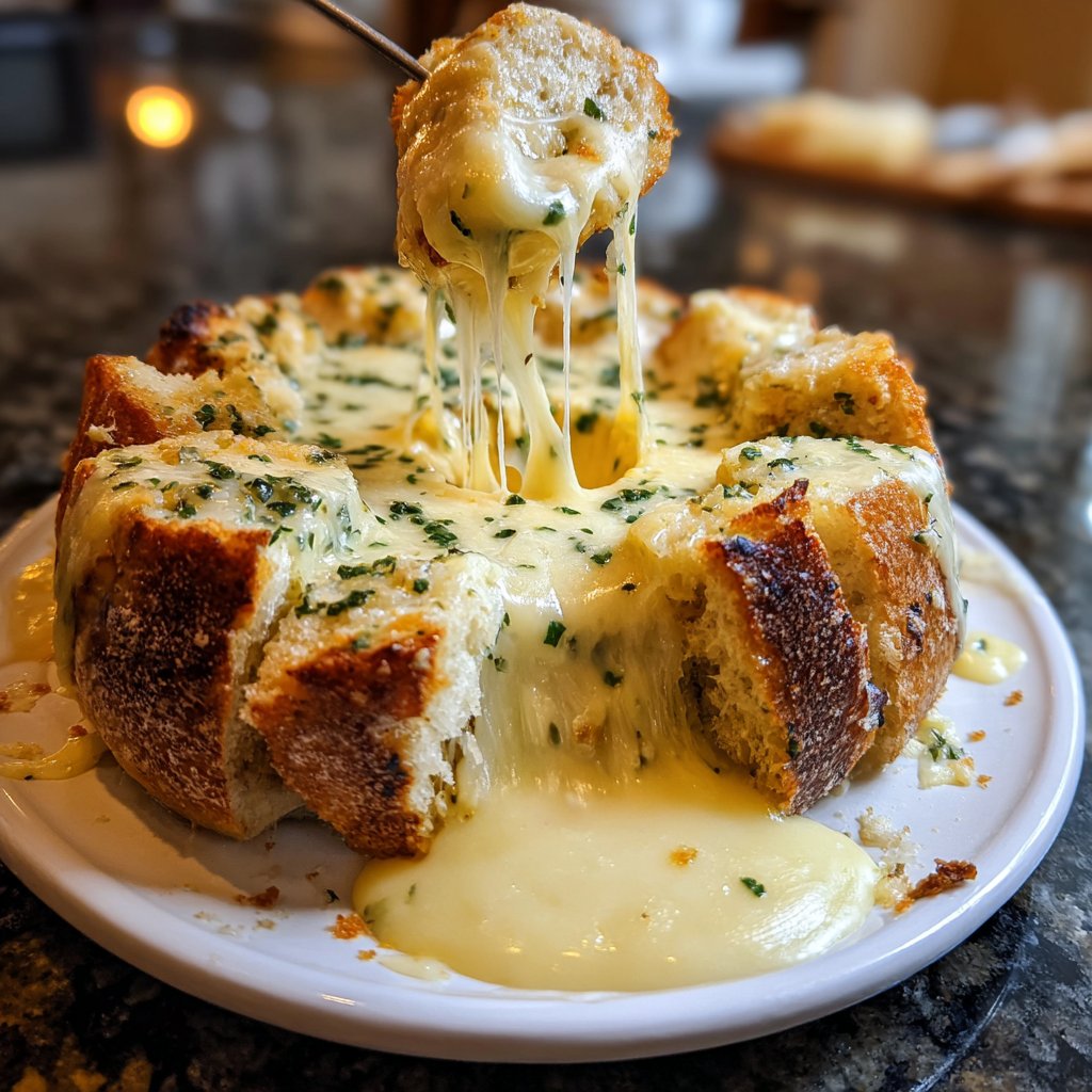 Fondue with Herb Infused Cheese