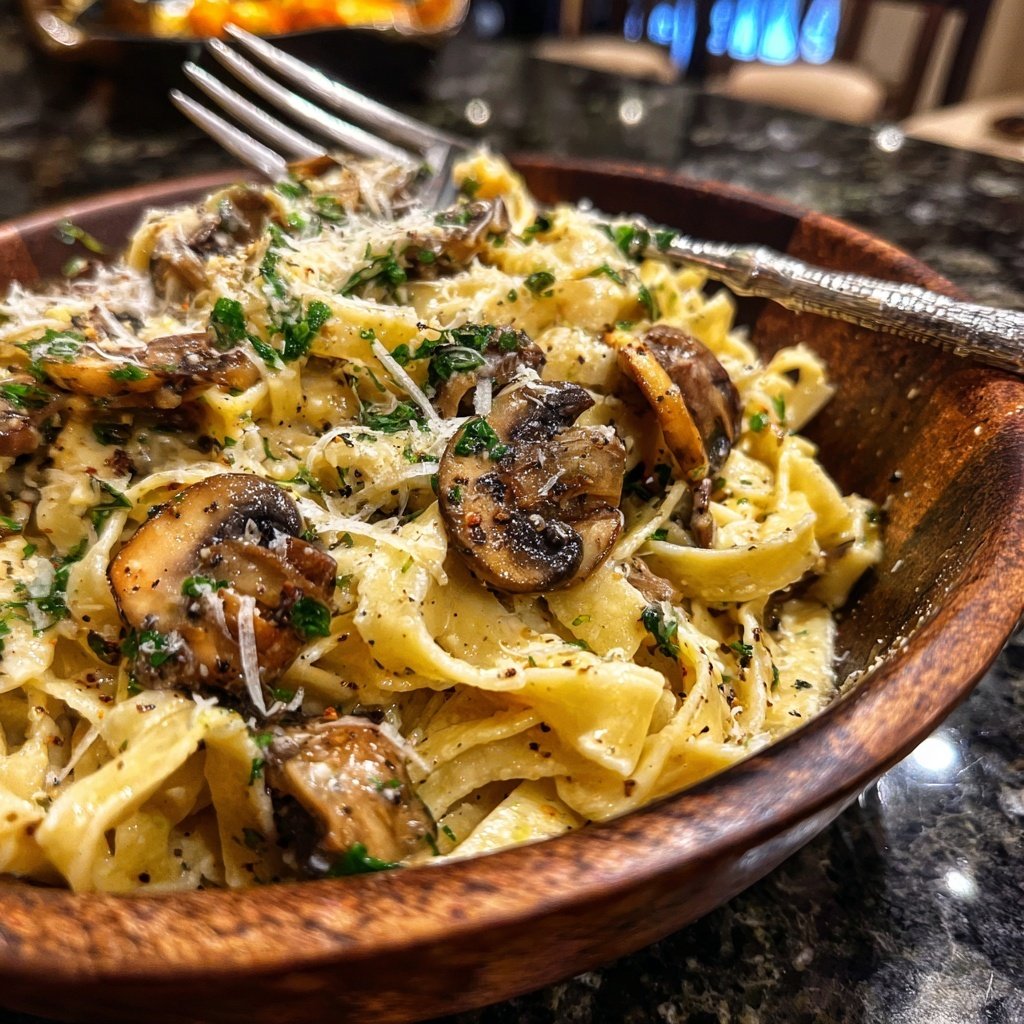 Romantic Mushroom Tagliatelle