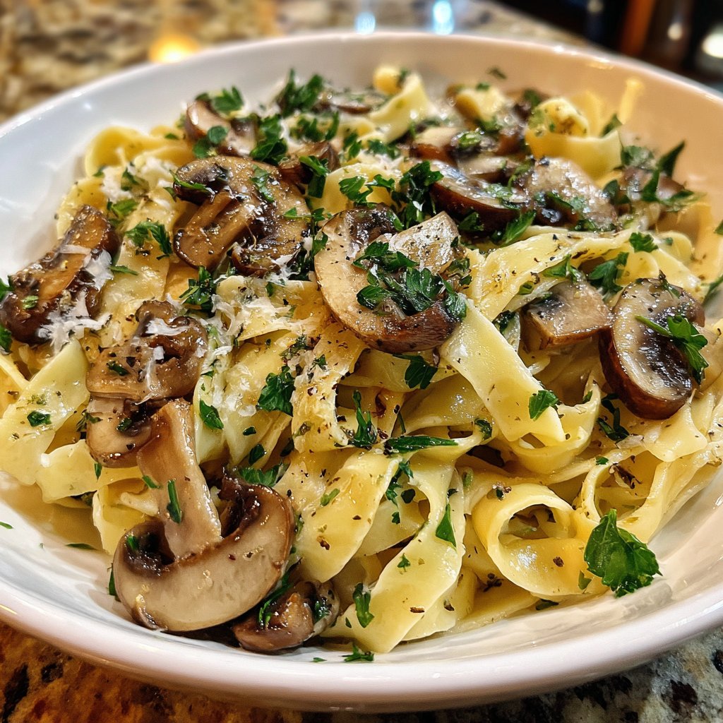 Romantic Mushroom Tagliatelle
